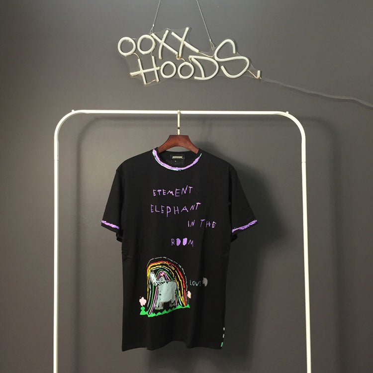 All-match Fashion Half-sleeved Tee Short-sleeved T-shirt For Men And Women