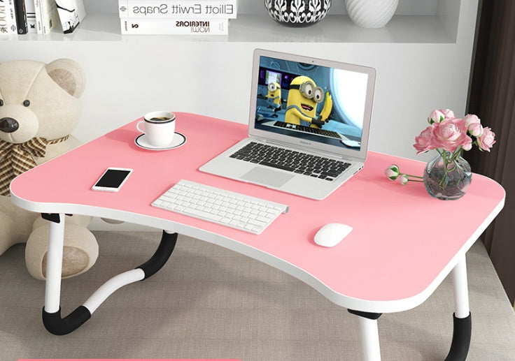 Notebook folding computer table