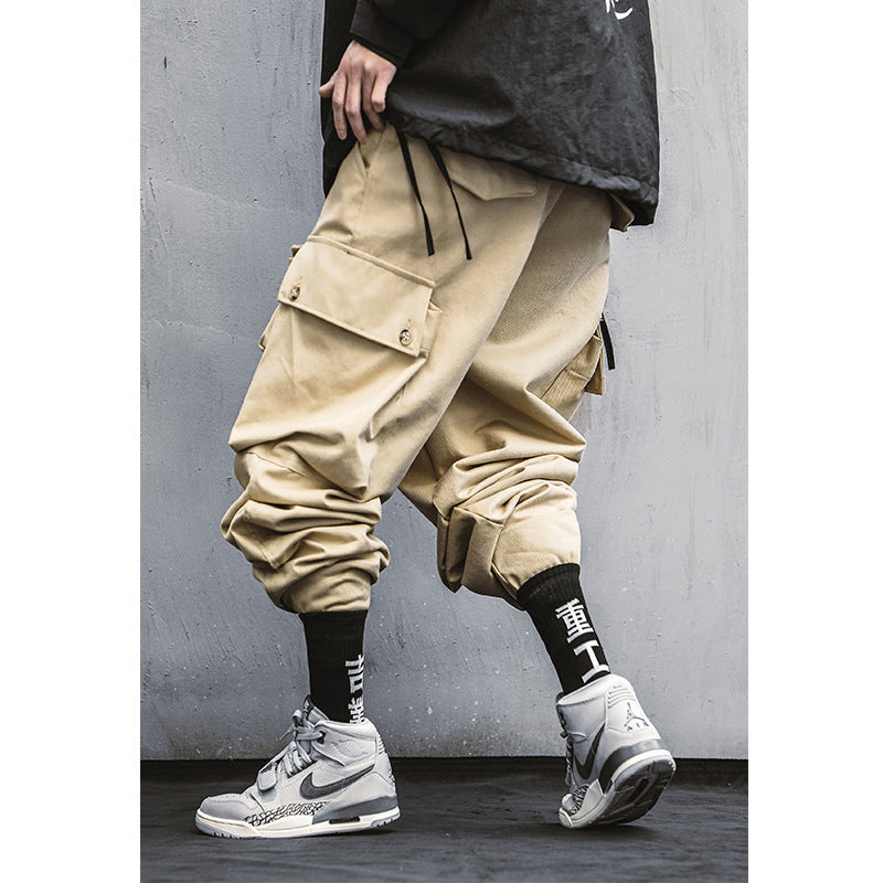 Men's Casual Functional Workwear Multi-pocket Trousers