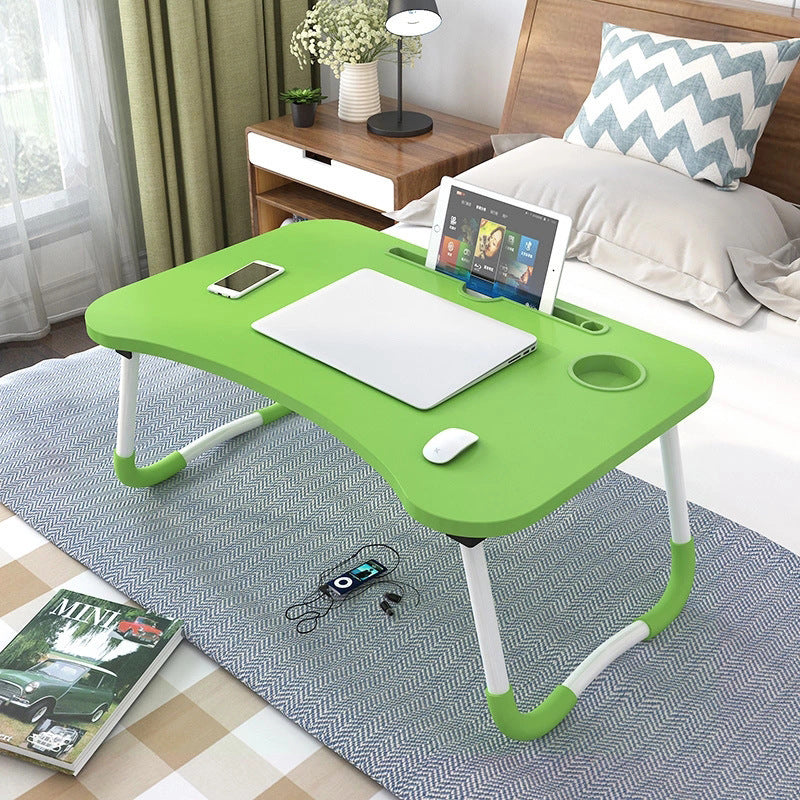 Notebook folding computer table