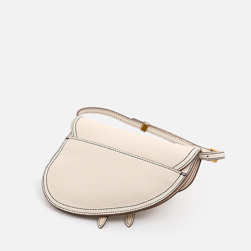 Ladies leather messenger bag