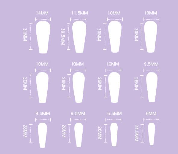 Gradient Color Rhinestone Wear Finished Nail Beauty Removable