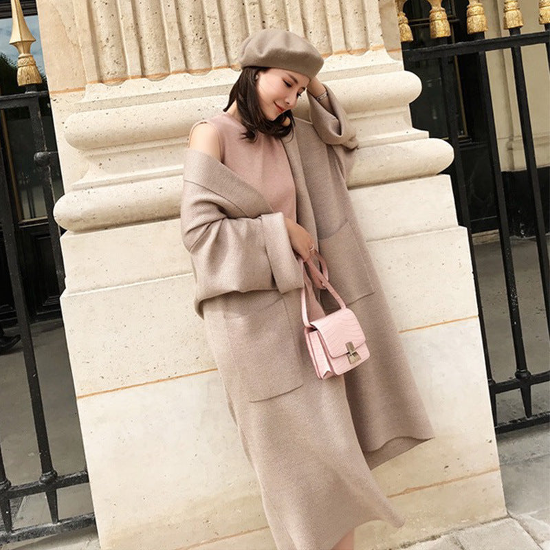 Long cardigan sweater coat