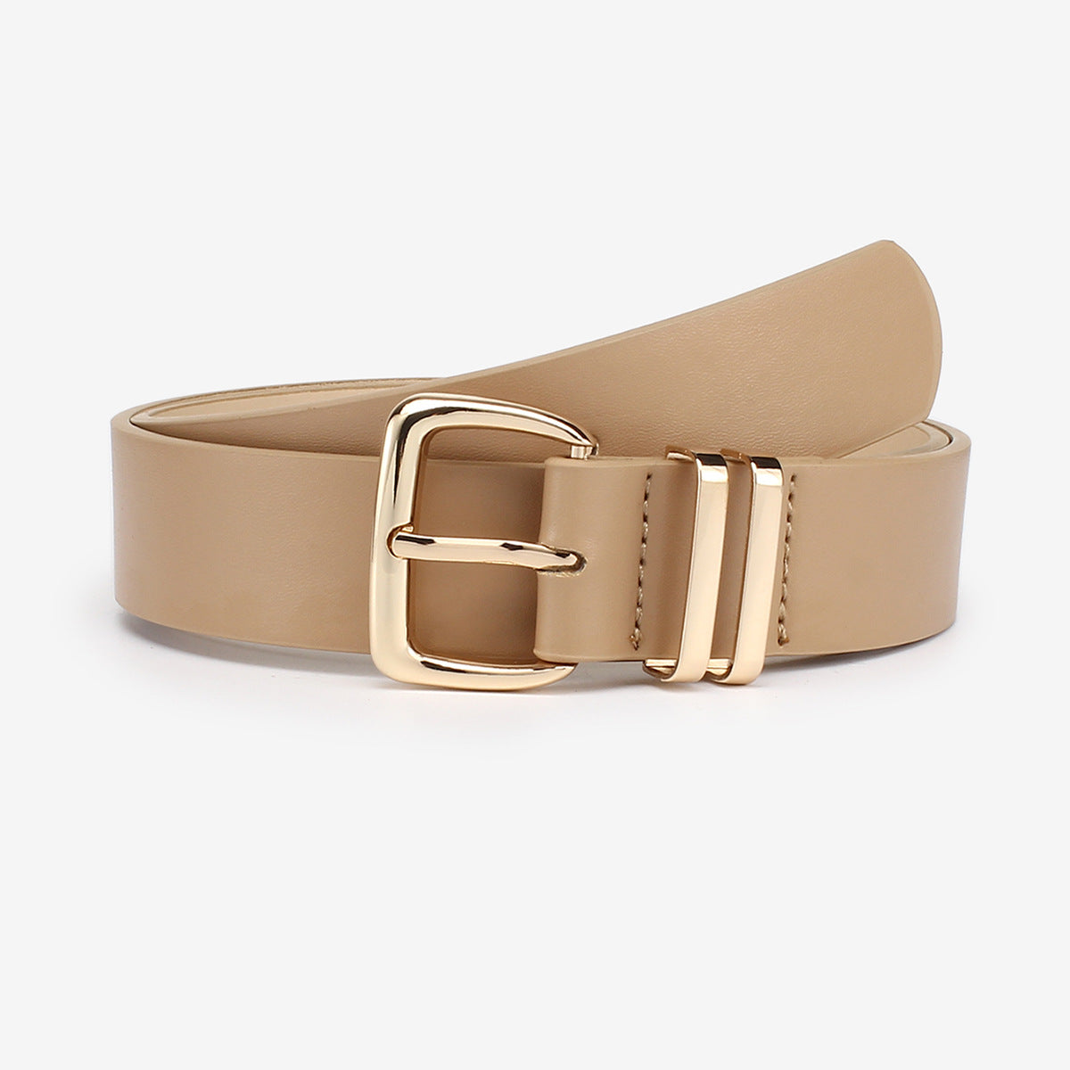 Amazon AliExpress European And American Fashionable Golden Buckle Belt Cross-border Supply Wholesale
