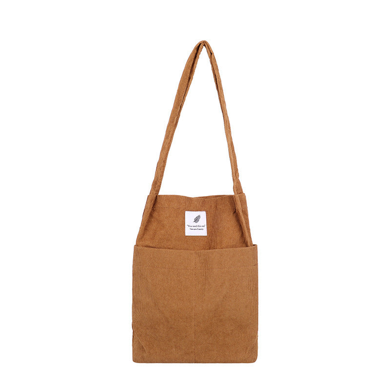 Large Capacity Leisure Shopping Bag Student Art Shoulder