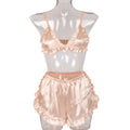 Silk Silk Sexy Suspender Underwear Shorts Suit Home Service