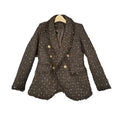 Coarse Woolen Small Fragrant Milk Suit Jacket