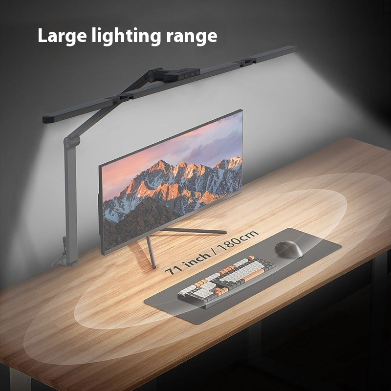 High-end Work Office Nail Table Lamp Folding Disassembly Table Lamp With Clamp Eye Protection Learning Table Lamp