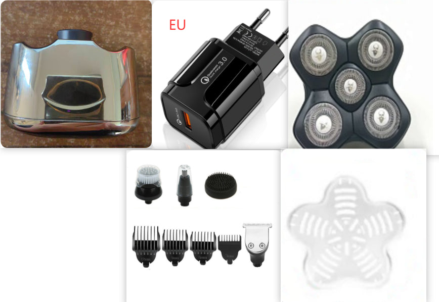 Digital Six-bit Electric Shaver Head Hair Clipper