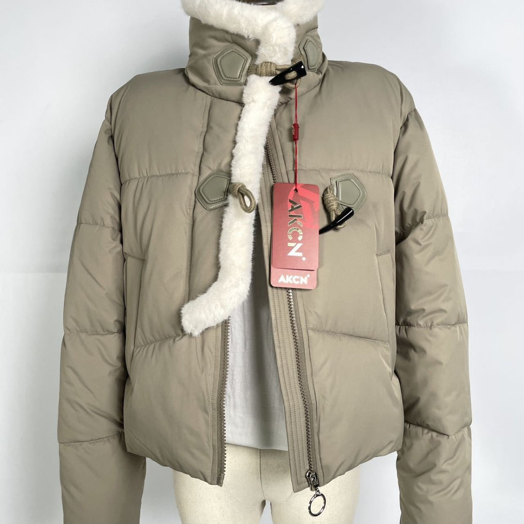 Stitching Thickening Short Retro Cotton Coat Jacket