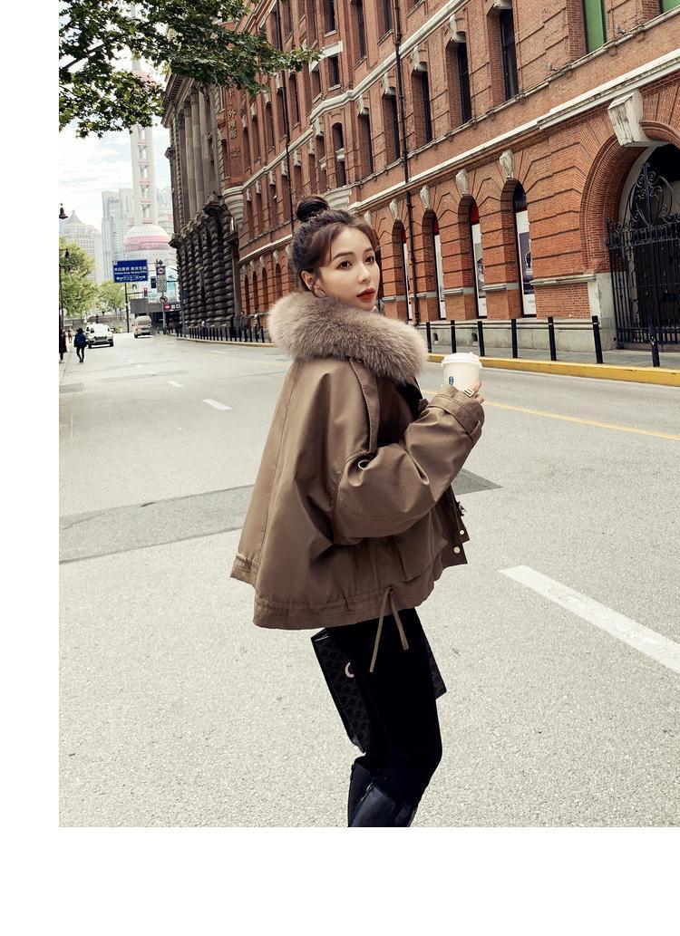 Winter Korean Style Fleece Cotton Padded Coat