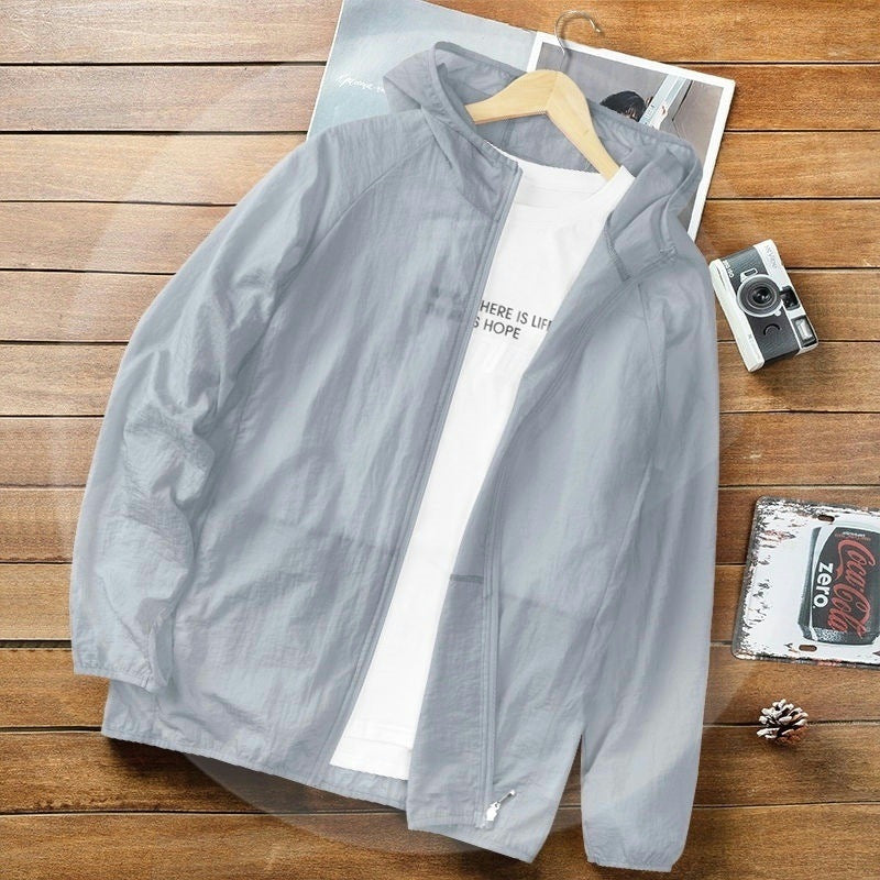 Summer Light Breathable Ice Silk Sun Protection Jacket
