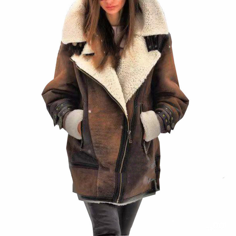 Explosive Mid Length Thick Long Sleeved Jacket