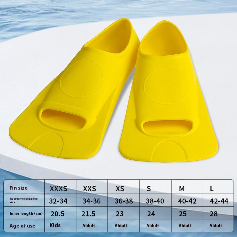 Swimming Flippers Freestyle Silicone Short Flippers
