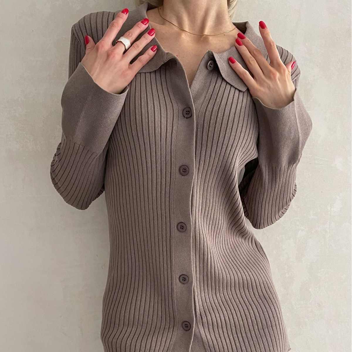 OL Home Street Leisure Knitting Suit
