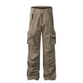 Multi-pocket Pleated Workwear Casual Pants Men