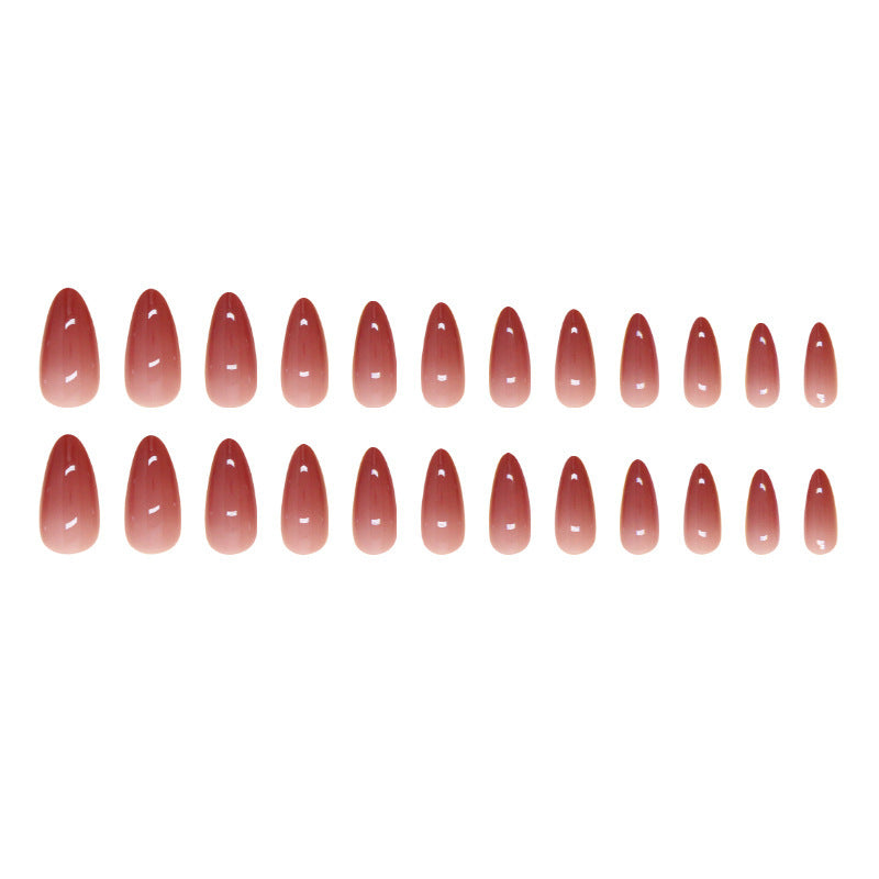 24-piece Simple Gradient Fake Nails For Women