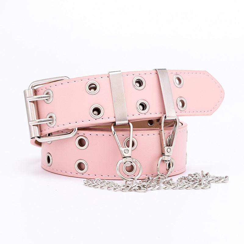 Double Breasted Waistband For Girls