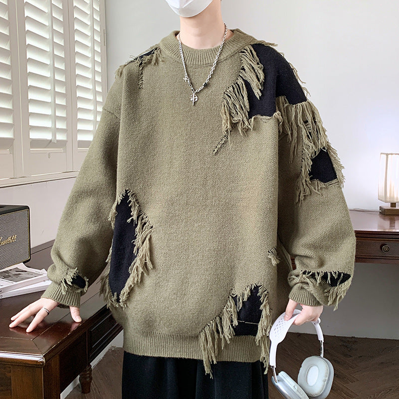 Men's Loose Casual Retro Idle Style Sweater