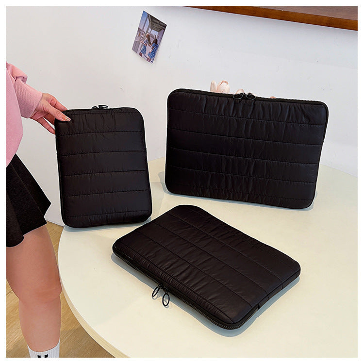 Simple Stitching Splicing Laptop Tablet Case