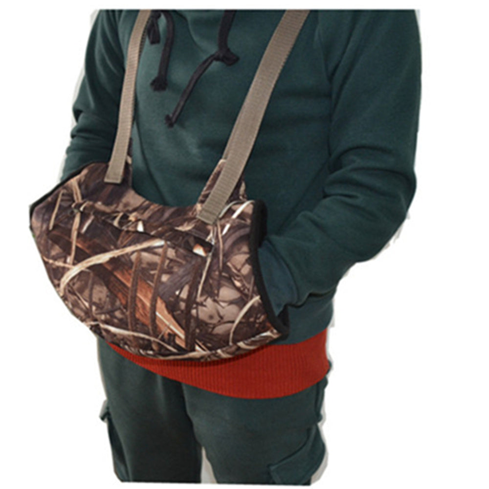 Outdoor hunting camouflage sleeves warm gloves warm handbags warm and thick