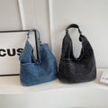 Casual Large Capacity Denim Shoulder Tote Bag
