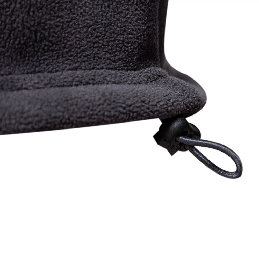 Men's Autumn And Winter New Stand Collar Half Zip Long-sleeved Sweater