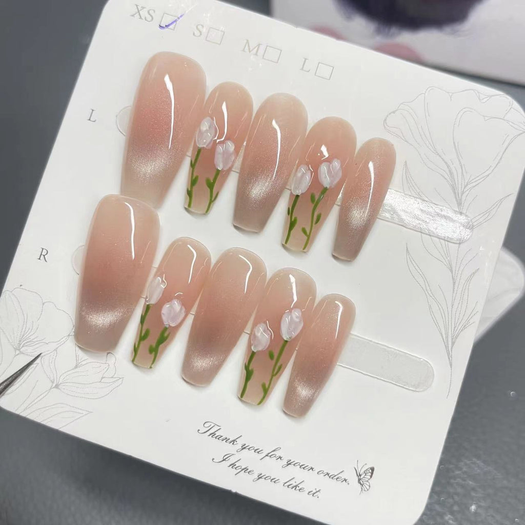 Lady's Light Luxury Handmade Press-on Nails