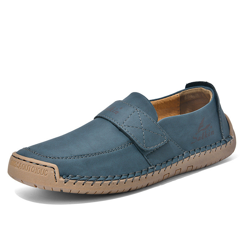 Autumn Leisure Hand-stitched Leather Shoes