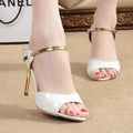 In The Summer Of 2021 Korean Ladies Fashion Sandals Easily All-match Fish Mouth Shoes Slippers Sandals Set Foot Fine With Antiskid Shoes