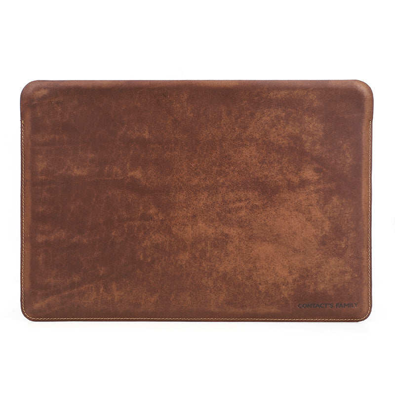 Protective Cover Crazy Horse Leather Laptop Bag Multifunctional And Simple