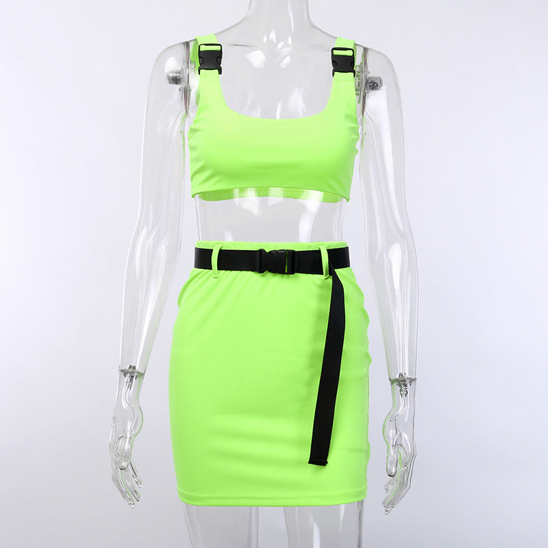 Camisole Waist Belt Skirt Bag Hip Sportswear