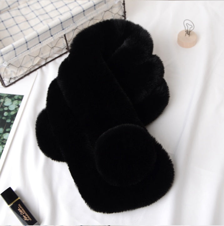 Faux Fur Warm Scarf