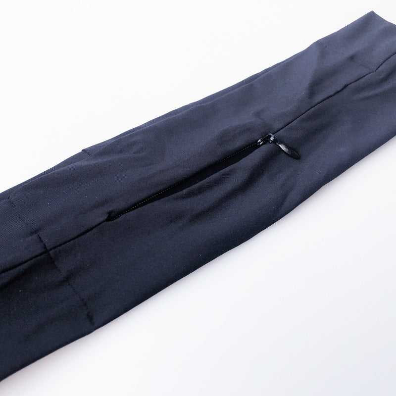 Zipper waist bag running yoga belt