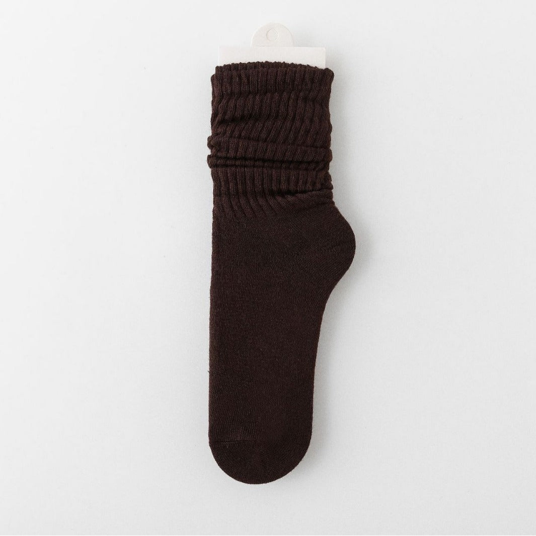 Pile Style Maillard Socks For Women