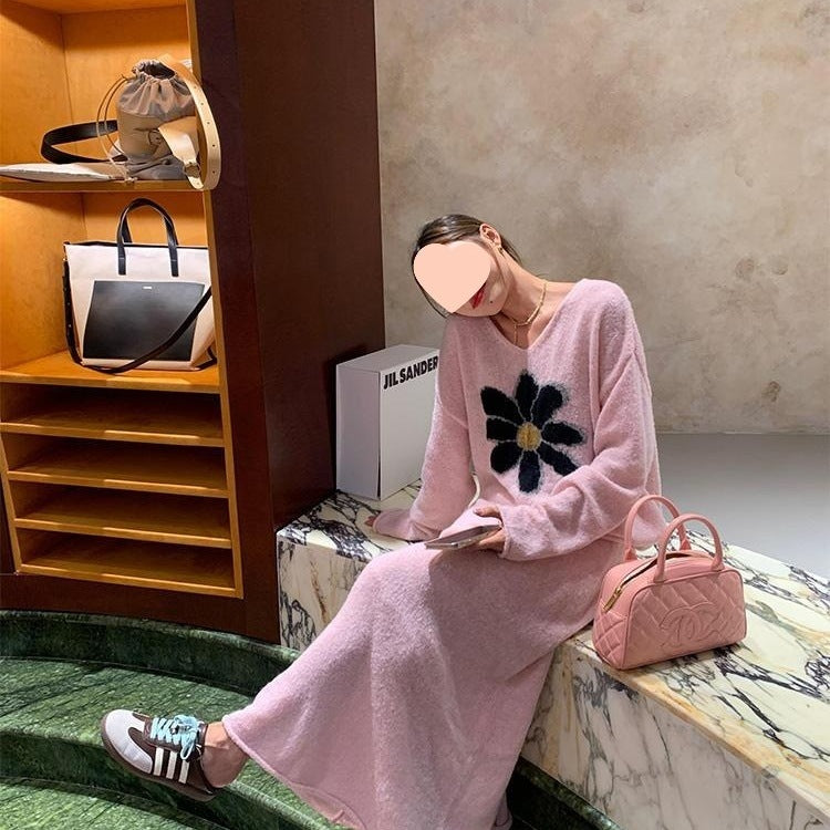 Anti-aging Sweater Suit Skirt Female