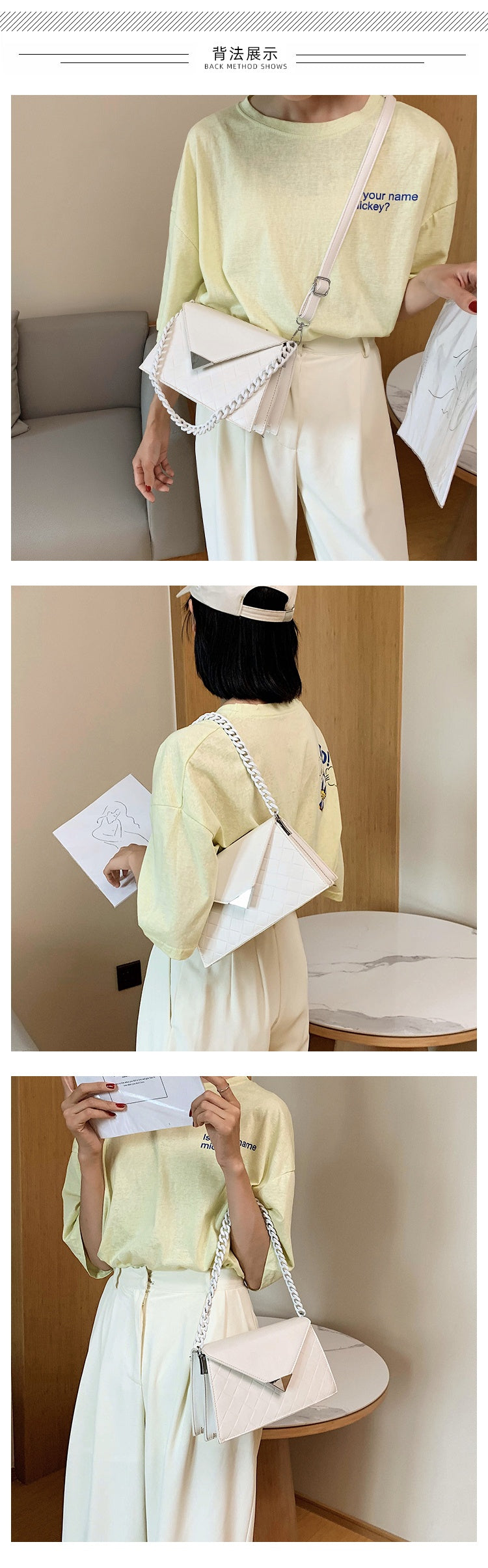 Fashion Messenger Bag Small Square Bag