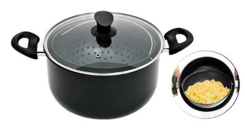 Multi-functional Noodle Rotary Filter Non-stick Pan