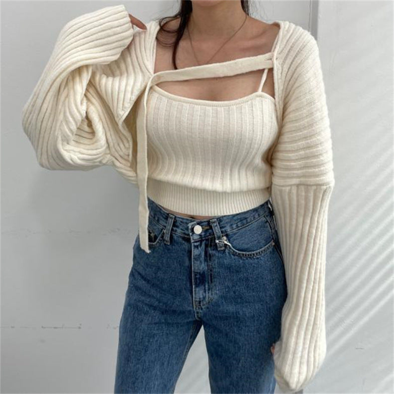 Women's Irregular High Waist Slim Sling Suit