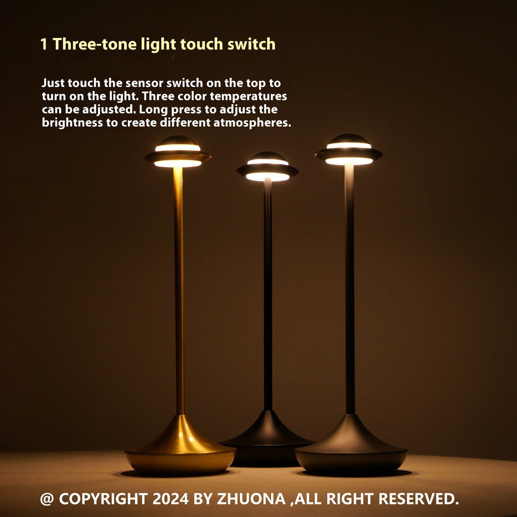 UFO Table Lamp Metal Personality Creative