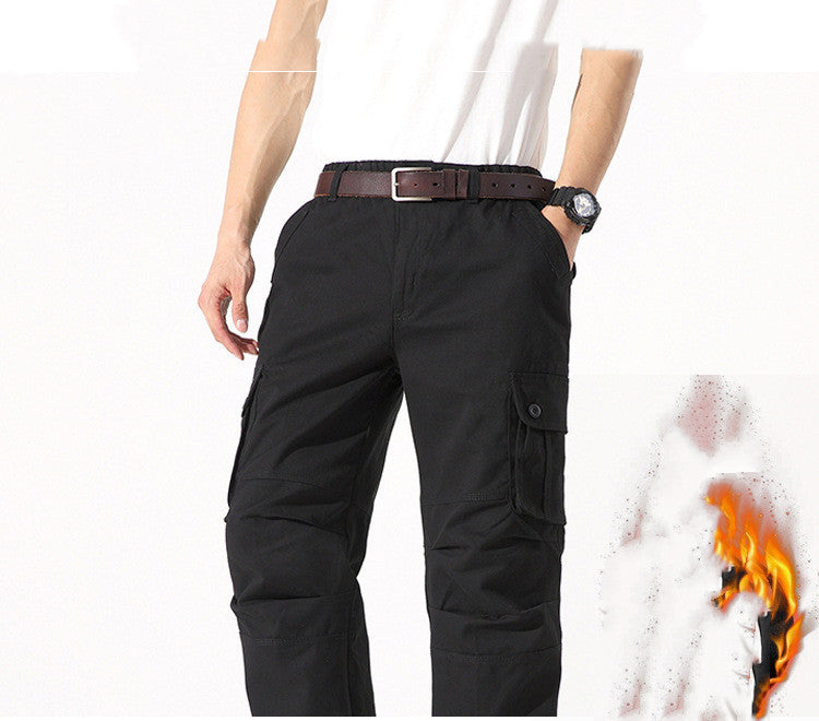 Multi Pocket Warm Outdoor Sports Casual Pants