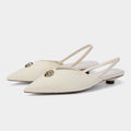 Pointed Toe Stiletto Sandals French Style Temperament Shallow Mouth Pumps Women