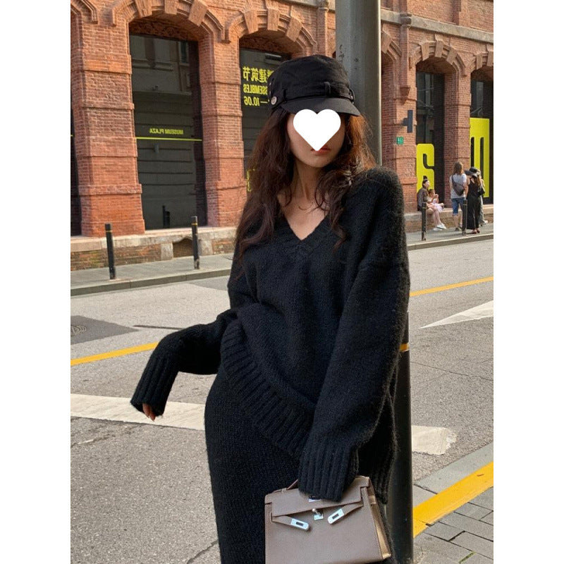 Idle Style Sweater Suit Skirt Women