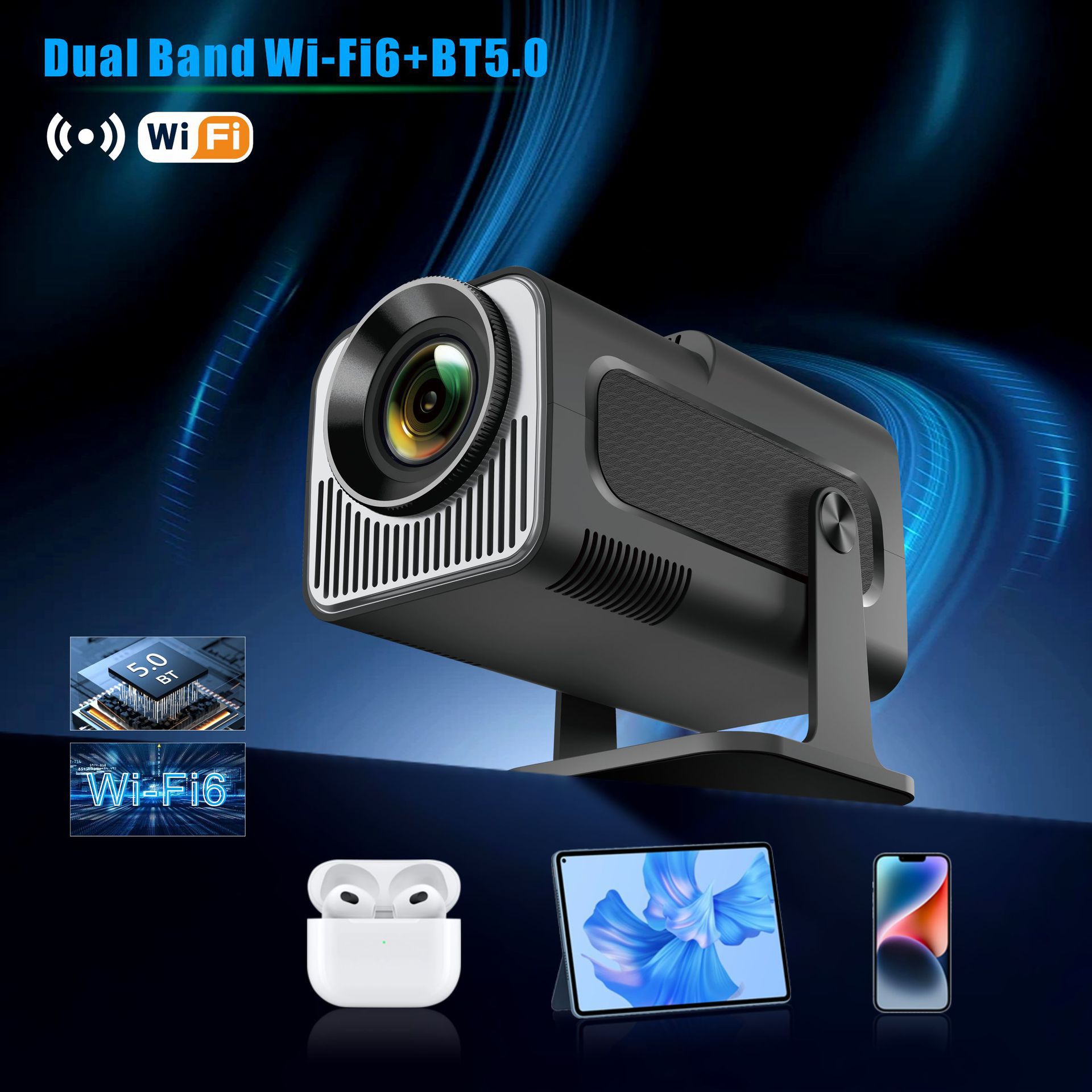 HY320 Mini Projector 720P Android System