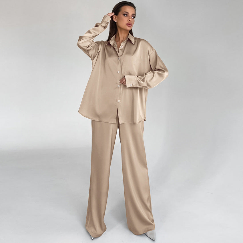 Women's Fashion Casual Loose Lapels Draping Suit