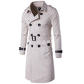 Double breasted Lapel windbreaker