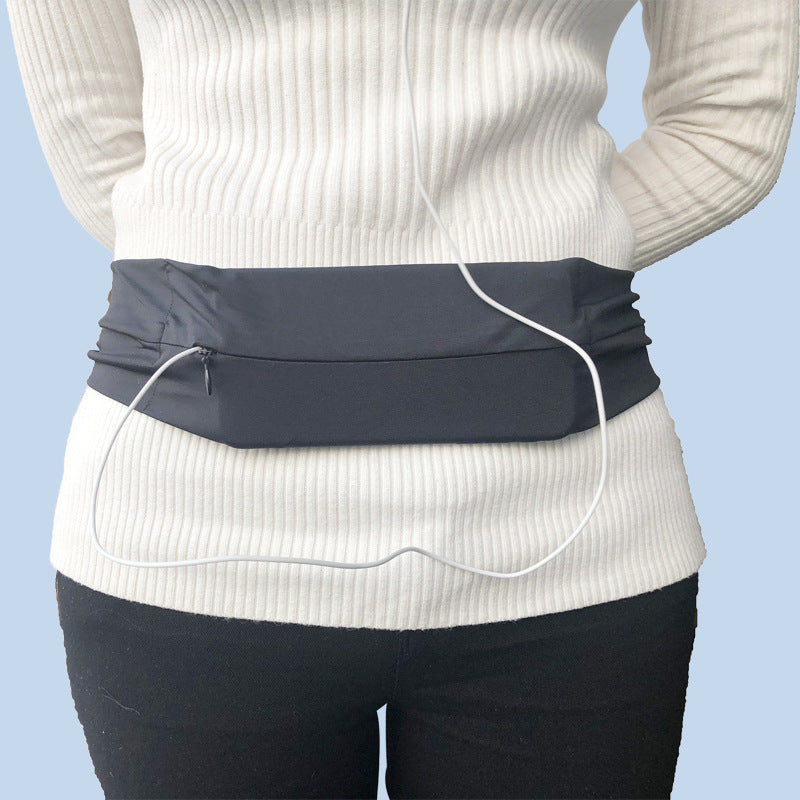 Zipper waist bag running yoga belt