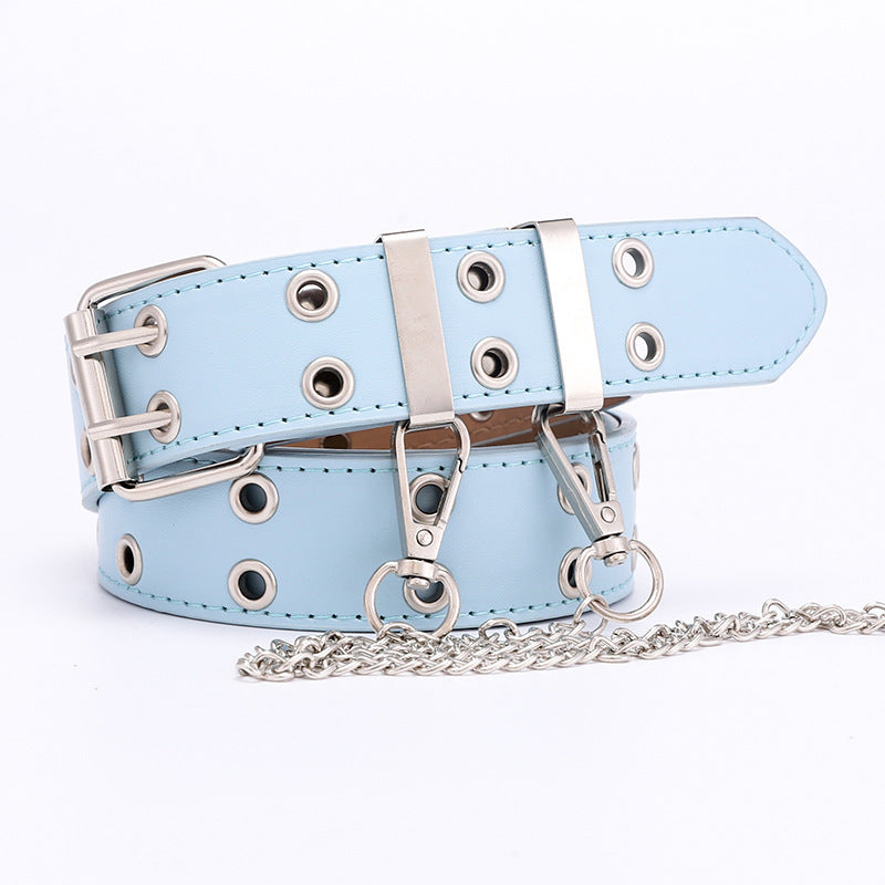 Double Breasted Waistband For Girls