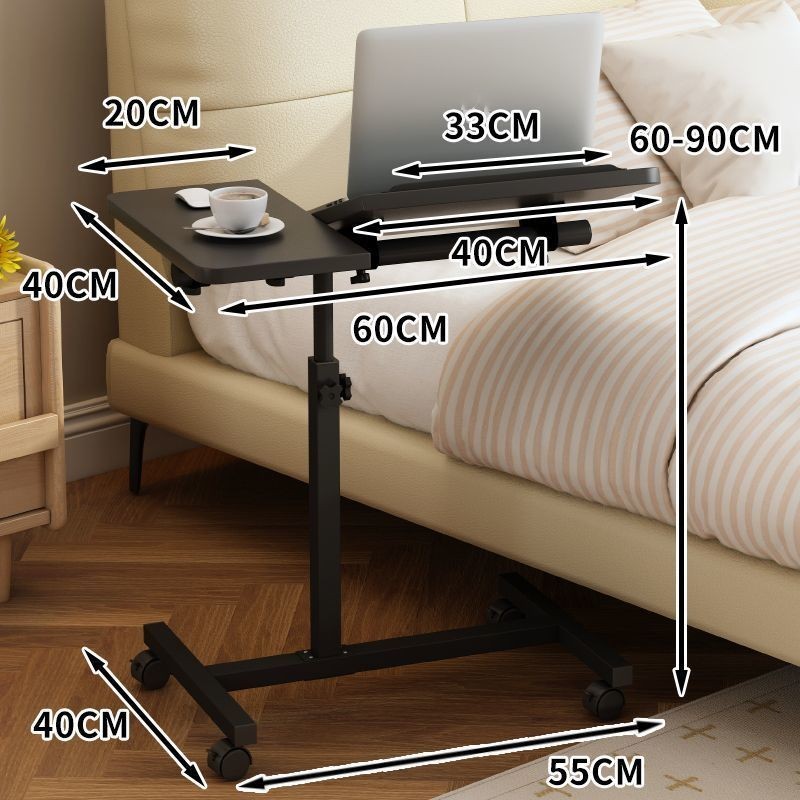 Rotatable Bedside Table Adjustable For Home Use