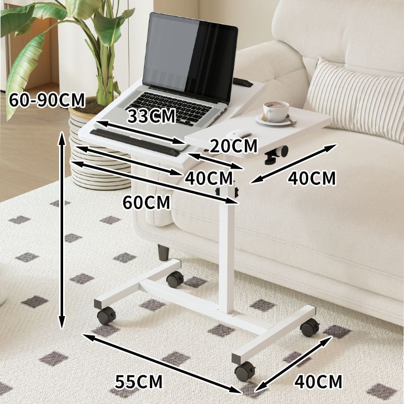 Rotatable Bedside Table Adjustable For Home Use